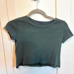 Brandy Melville Deep Green Top